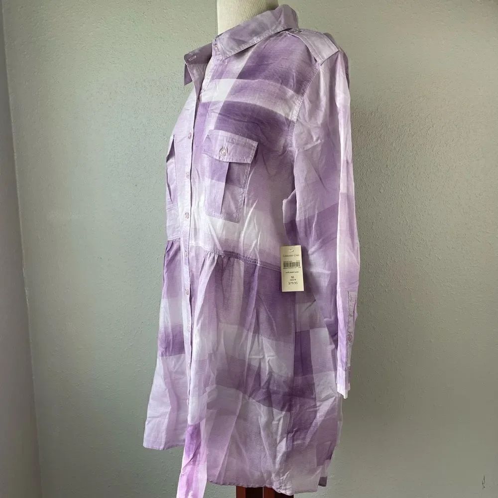 NWT Coldwater Creek Button Down Shirt Size XL - Picture 4 of 9